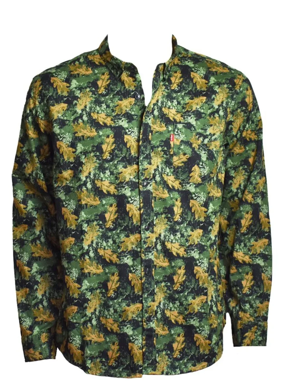 Levi’s Men's Shirt Moritz Woven Cotton Long Sleeve Sycamore Camo NEW